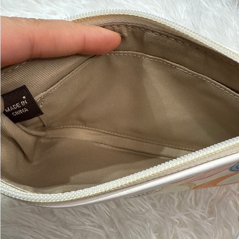 Coach Scribble Signature Fabric Multicolor Wristl… - image 6